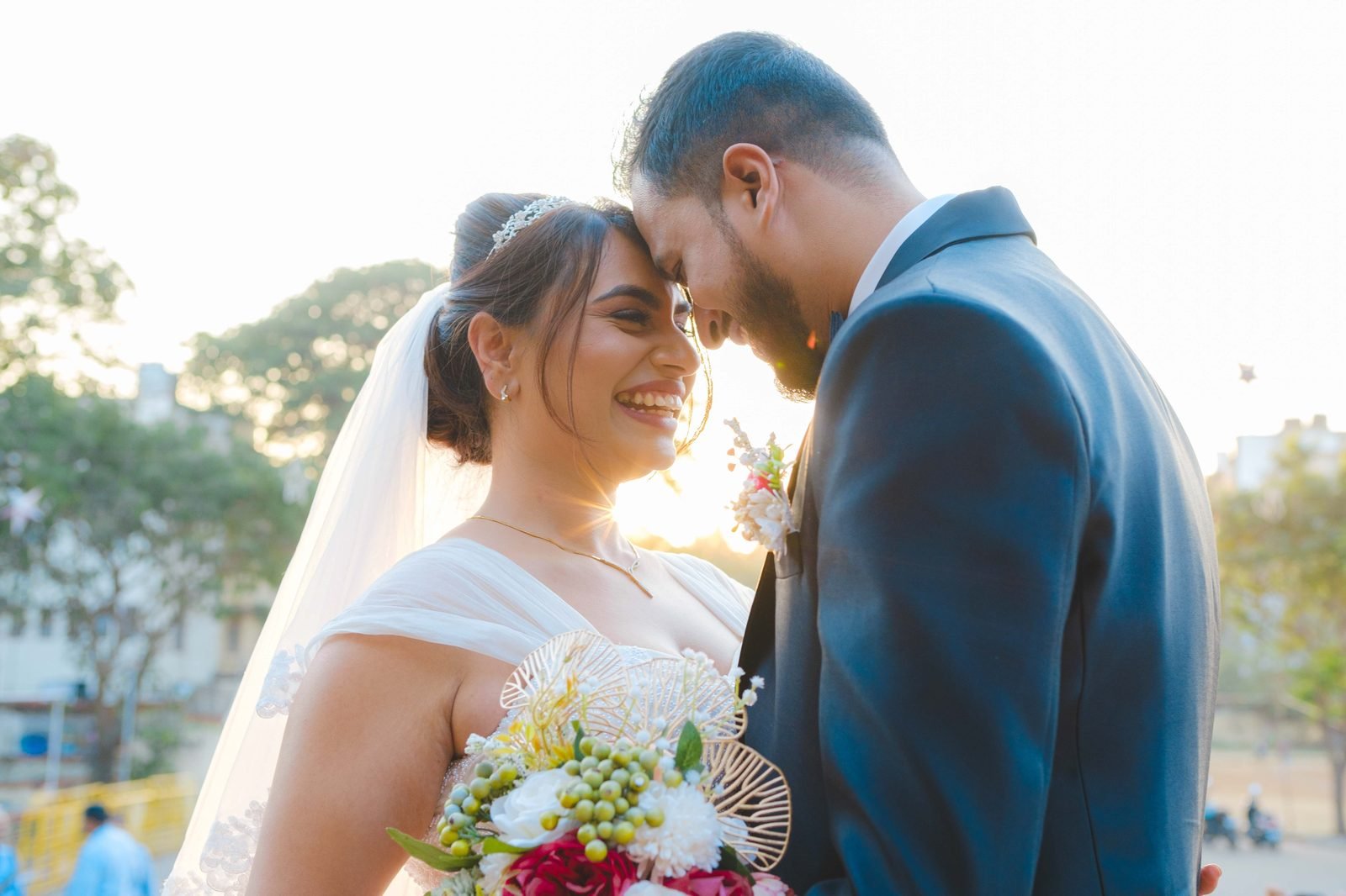 A couple in soft light